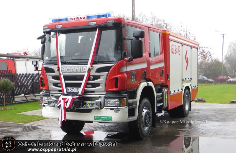  PRZEKAZANIE NOWEGO SAMOCHODU MARKI SCANIA ·