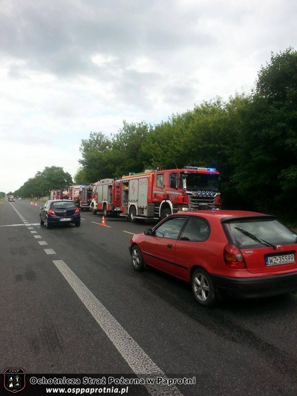 Pożar pustostanu Seroki