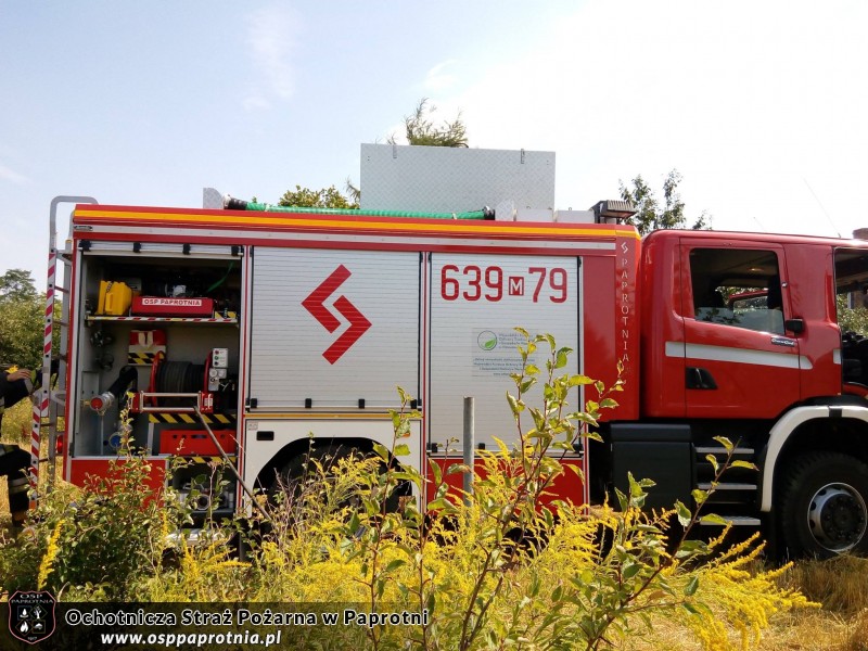  Pożar w Czerwonka Parcela 