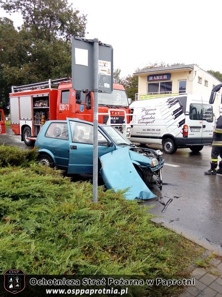 Wypadek na  Szymanowskiej 