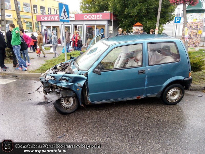 Wypadek na  Szymanowskiej 