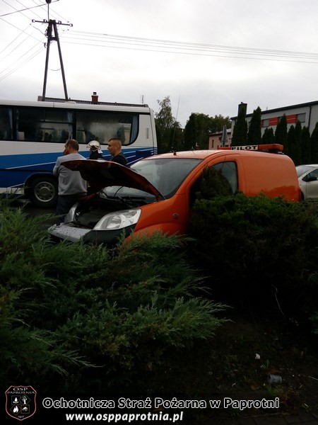 Wypadek na  Szymanowskiej 