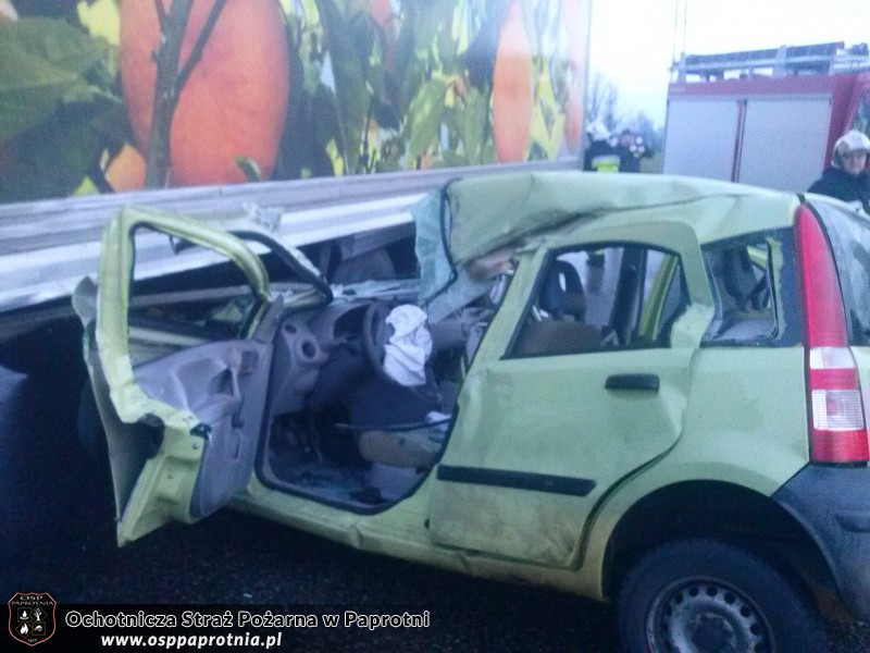 Wypadek drogowy w Teresinie-Gaju