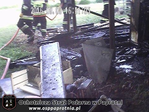 Pożar w Piasecznicy 