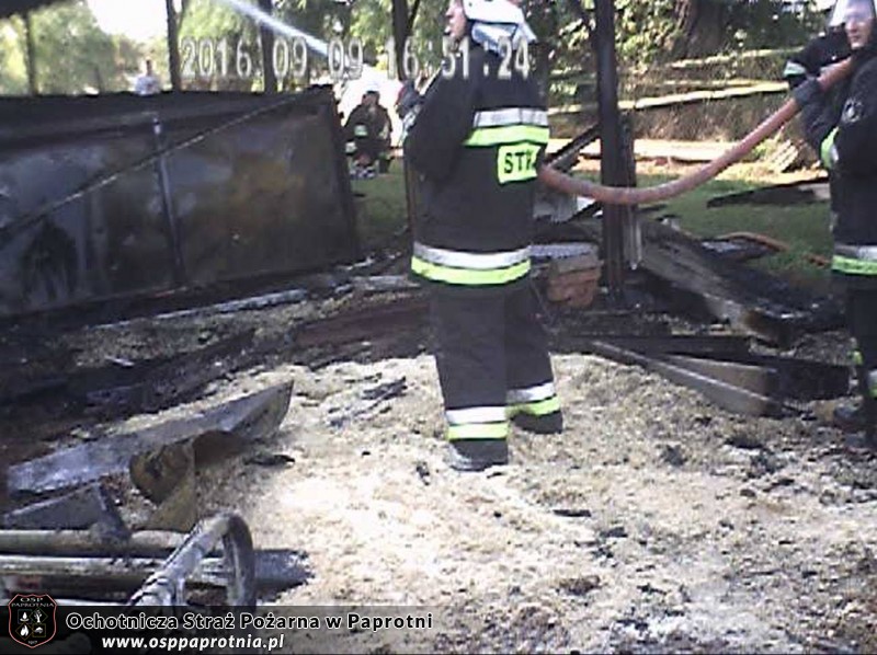 Pożar w Piasecznicy 