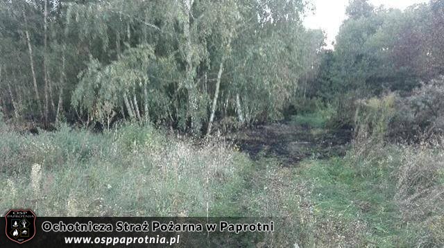 Pozar w Gawartowej Woli