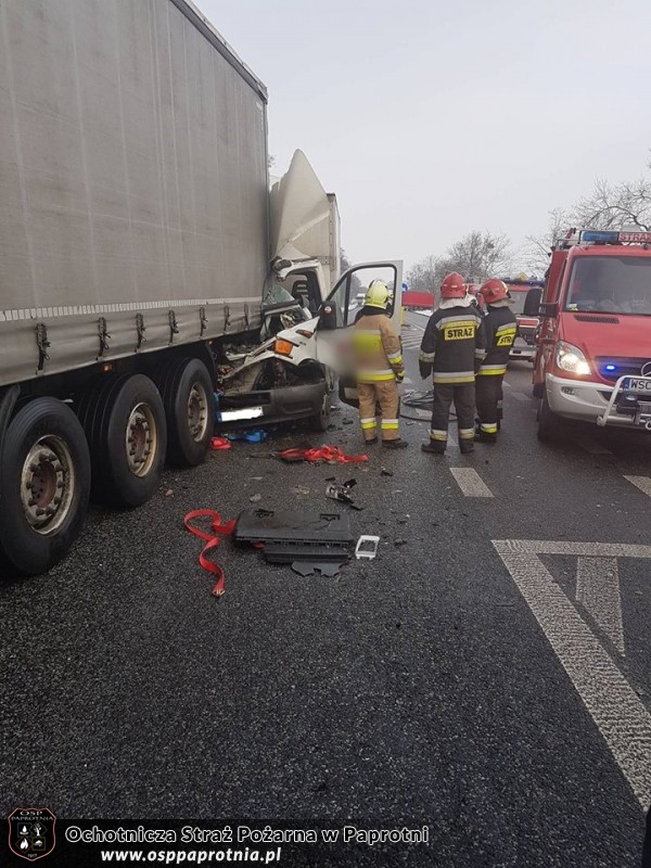 Wypadek na krajowej E92