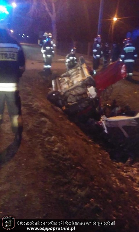 Zdarzenie drogowe w Chrzczanach ze skutkiem Śmiertelnym 