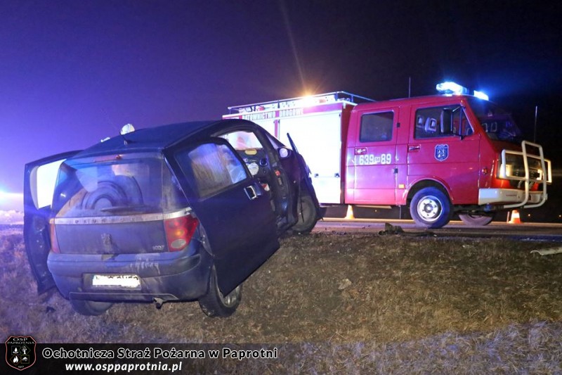 Kolizja na trasie E 92