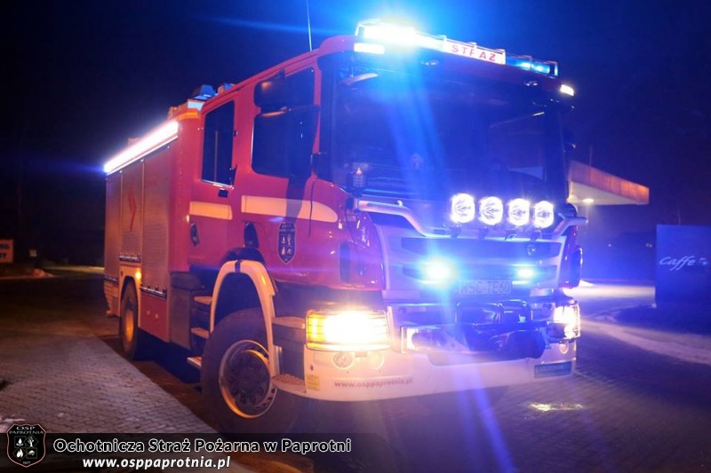 Kolizja na trasie E 92