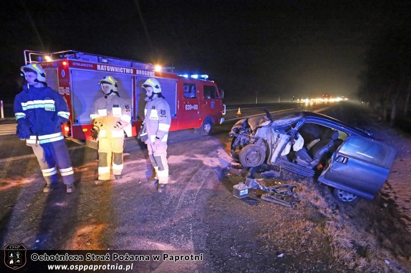 Kolizja na trasie E 92