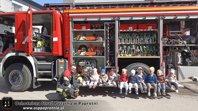 Dzień Strażaka w Anglojęzycznym Przedszkolu oraz Żłobku „Leśna Akademia” w Paprotni i w Teresinie
