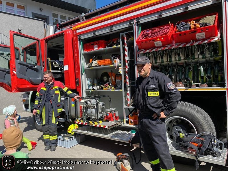 Dzień Strażaka w Anglojęzycznym Przedszkolu oraz Żłobku „Leśna Akademia” w Paprotni i w Teresinie