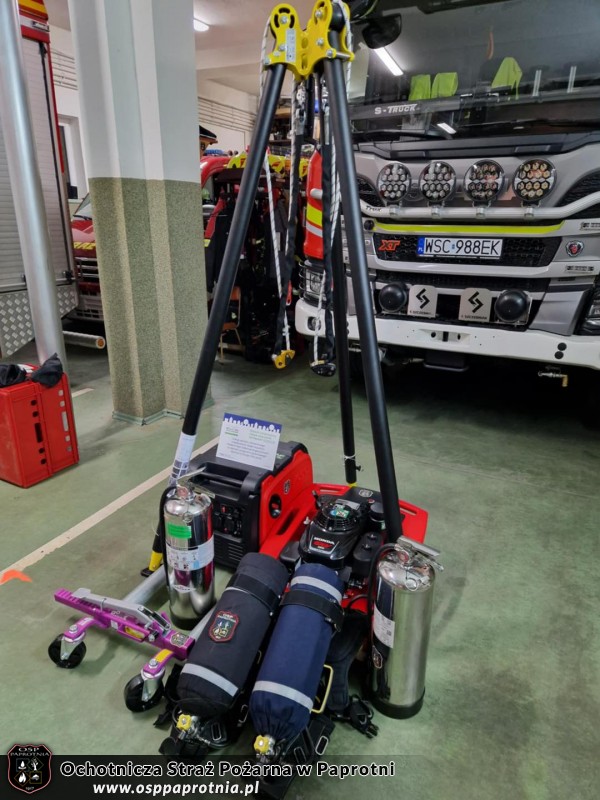 Wzmocnienie potencjału ratowniczego OSP Paprotnia - projekt zakończony