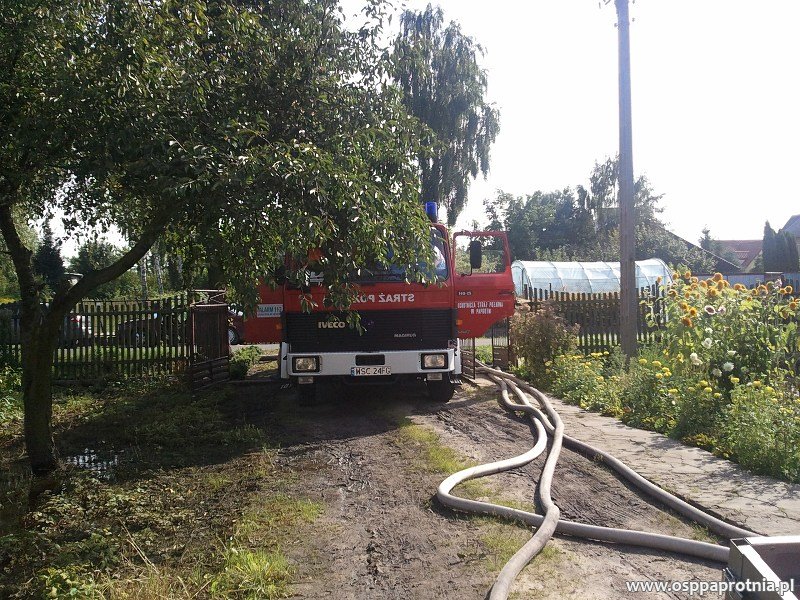 Wypompowywanie wody - Teresin