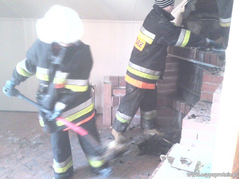 Pożar poddasza na ul. Poziomkowej