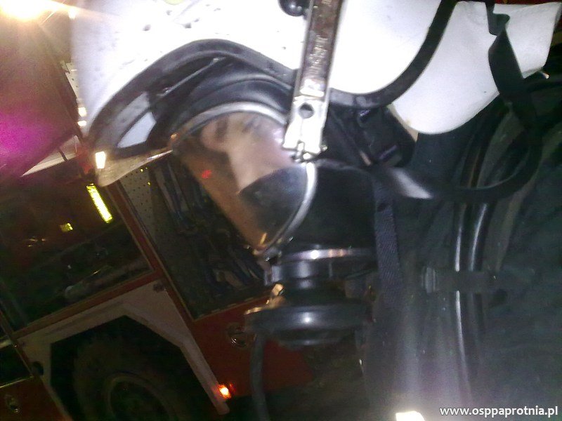 Pożar budynku gospodarczego w Ludwikowie