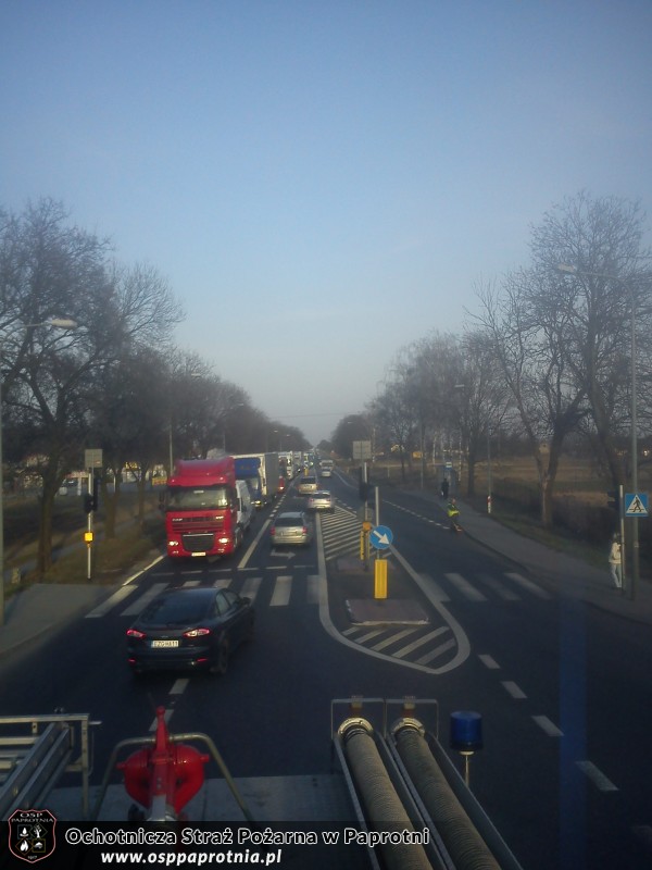 Wypadek motocyklisty