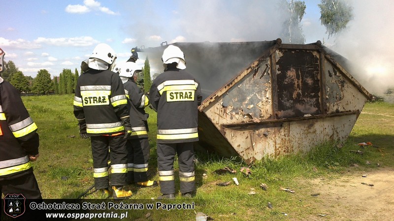 Pożar śmietniska
