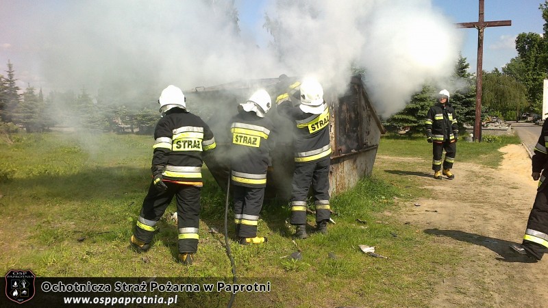 Pożar śmietniska
