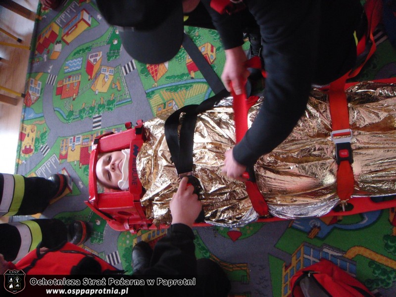 OSP Paprotnia w przedszkolu integracyjnym