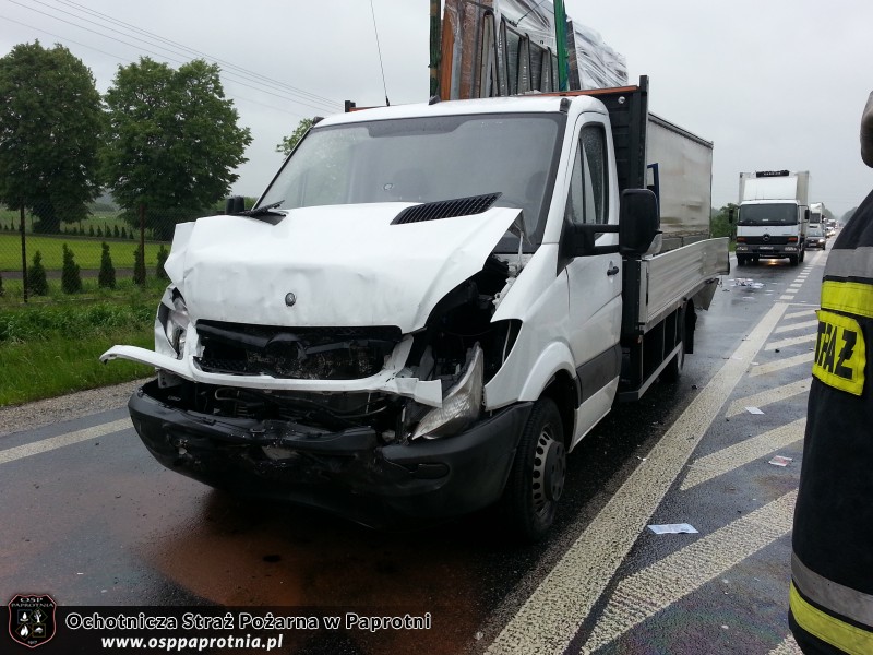 Wypadek w Paprotni