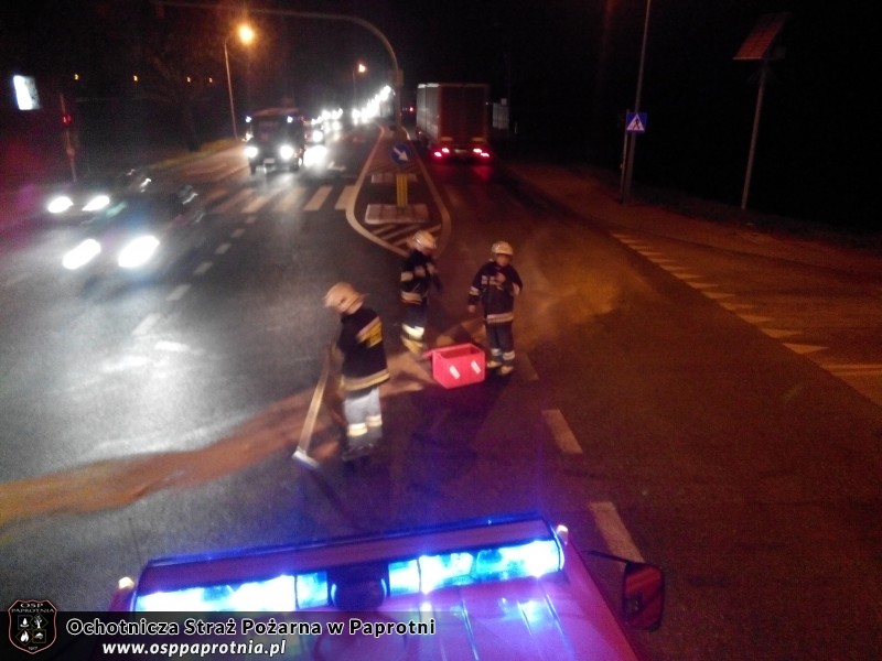 Wyciek oleju napędowego