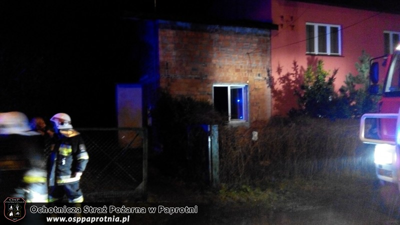 Pożar mieszkania na ul. Słonecznej