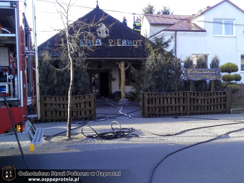 Pożar na ul. Lipowej