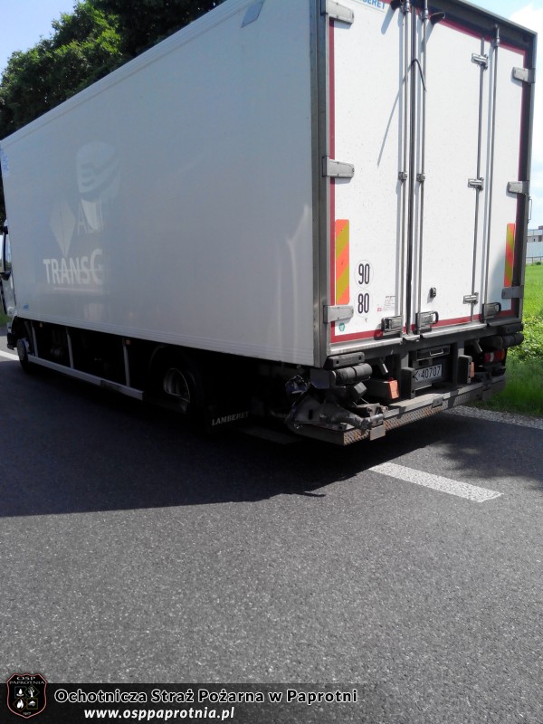 Wypadek w miejscowości Seroki