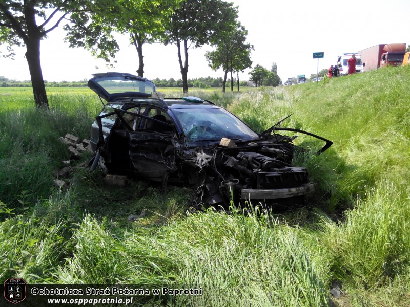 Wypadek w miejscowości Seroki